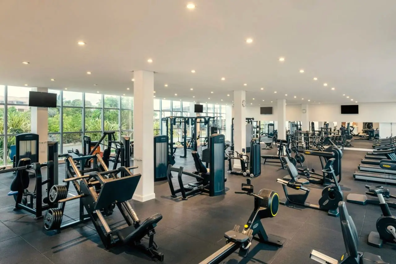 Sala de musculação do centro de fitness Fit & Fun